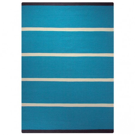 Tapis Tissé Main Simple Stripe Bleu par Esprit Home Tapis Tissé Main Simple Stripe Bleu par Esprit Home