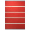 Tapis Tissé Main Simple Stripe Rouge par Esprit Home Tapis Tissé Main Simple Stripe Rouge par Esprit Home