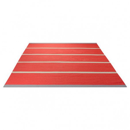 Tapis Tissé Main Simple Stripe Rouge par Esprit Home Tapis Tissé Main Simple Stripe Rouge par Esprit Home