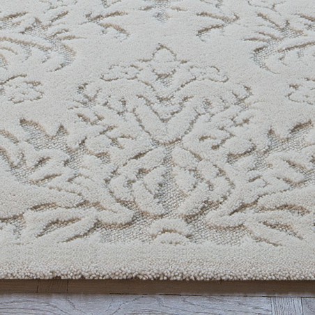 Tapis en laine blanc nacré par Tapis Chic Collection Tapis en laine blanc nacré par Tapis Chic Collection
