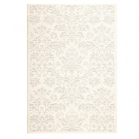 Tapis en laine blanc nacré par Tapis Chic Collection Tapis en laine blanc nacré par Tapis Chic Collection