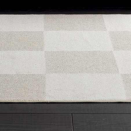 Tapis à carreaux beige par Tapis Chic Collection Tapis à carreaux beige par Tapis Chic Collection