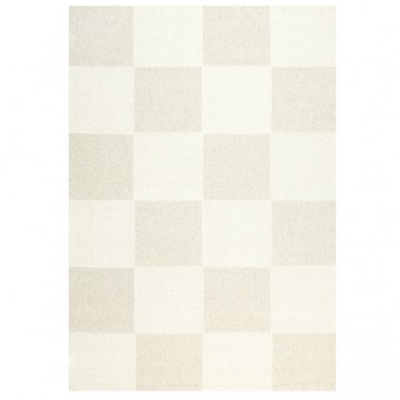 Tapis à carreaux beige par Tapis Chic Collection Tapis à carreaux beige par Tapis Chic Collection