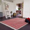 Tapis Tissé Main Ethno Rouge par Esprit Home Tapis Tissé Main Ethno Rouge par Esprit Home