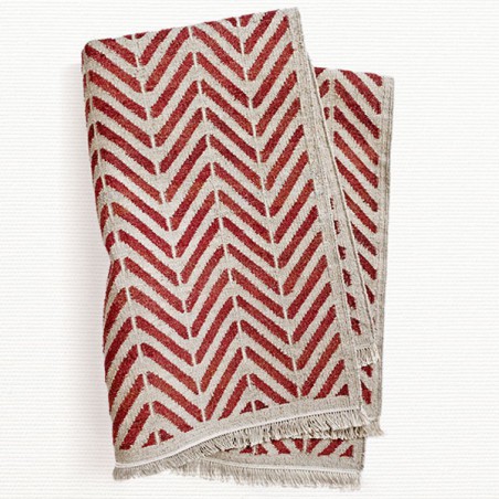Tapis Tissé Main Ethno Rouge par Esprit Home Tapis Tissé Main Ethno Rouge par Esprit Home