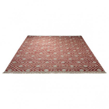Tapis Tissé Main Simple Rouge par Esprit Home Tapis Tissé Main Simple Rouge par Esprit Home