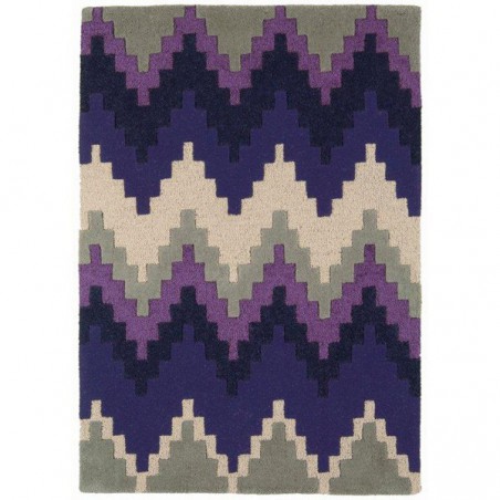 Tapis Ethnic Chic Tikal Violet par Joseph Lebon Tapis Ethnic Chic Tikal Violet par Joseph Lebon