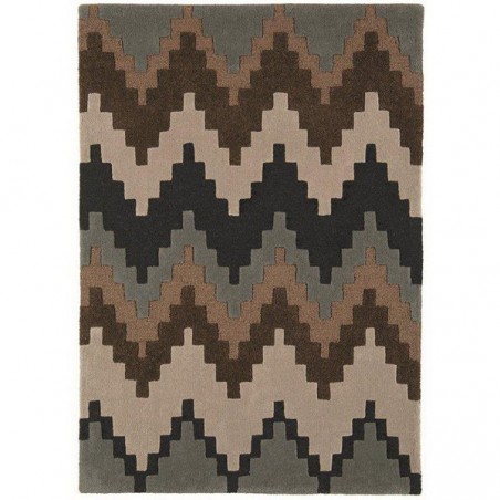 Tapis Ethnic Chic Tikal Chocolat par Joseph Lebon Tapis Ethnic Chic Tikal Chocolat par Joseph Lebon