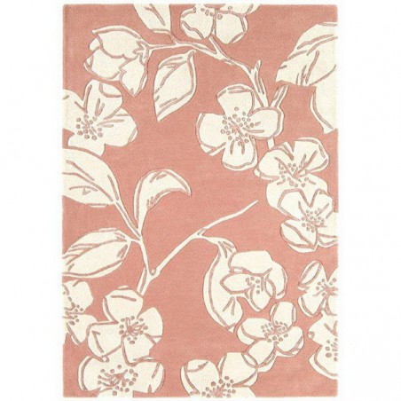 Tapis Floral Tennoji Rose par Joseph Lebon Tapis Floral Tennoji Rose par Joseph Lebon