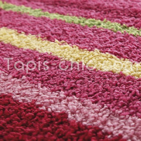 Tapis Rose Funny Stripes par Esprit Home Tapis Rose Funny Stripes par Esprit Home