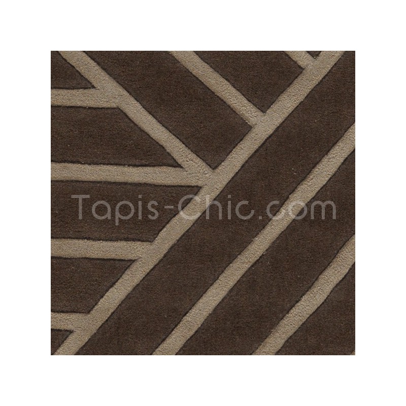 Tapis Design Marron Zen par Arte Espina