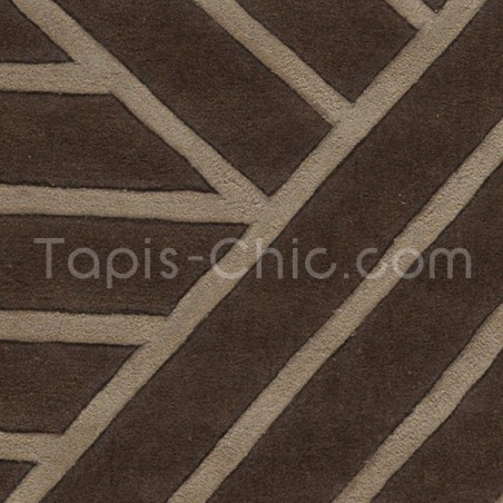 Tapis Design Marron Zen par Arte Espina Tapis Design Marron Zen par Arte Espina