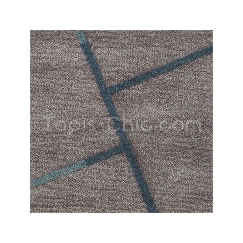 Tapis Design Marron Taupé Sensor par Arte Espina