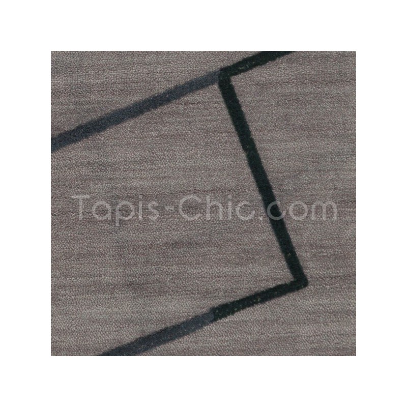 Tapis Design Marron Taupé Sensor par Arte Espina