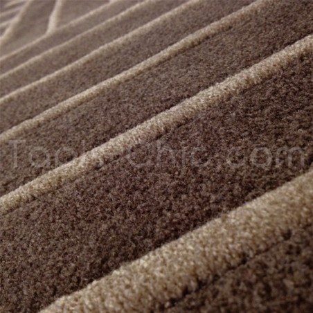 Tapis Design Marron Zen par Arte Espina Tapis Design Marron Zen par Arte Espina