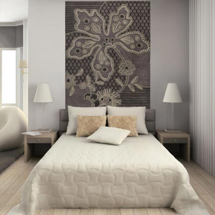 Tapis Floral Finesse Taupe