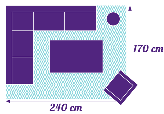 Choisir la taille et l'emplacement d'un tapis enfant dans une