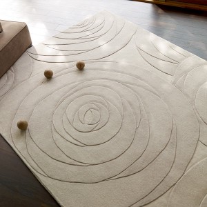 Tapis Carving Art Beige