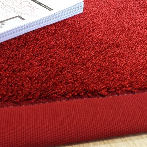 Tapis gansé rouge vif