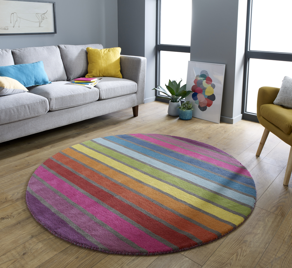 5 conseils pour intégrer un tapis rond dans ma maison