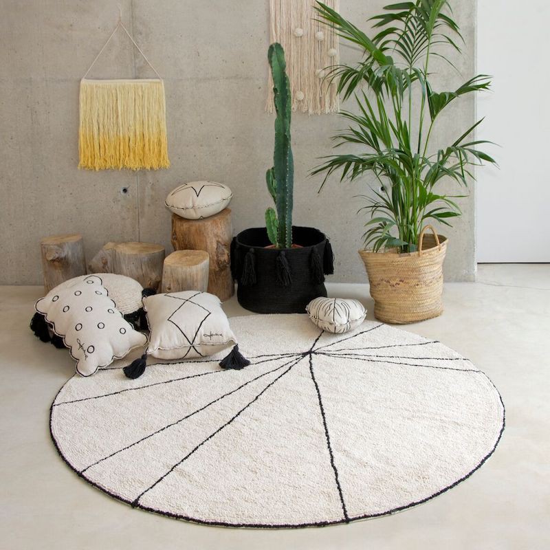 5 conseils pour intégrer un tapis rond dans ma maison