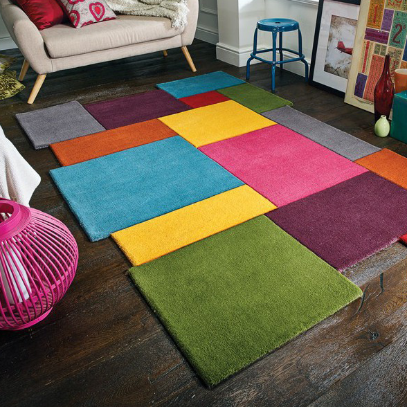 5 tapis colorés design et modernes - Le blog