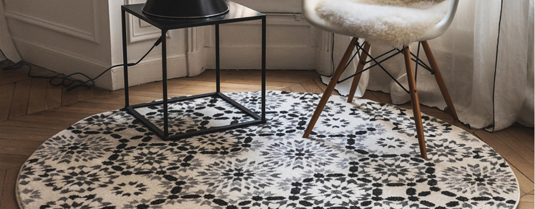 Tapis rond diamètre 100 cm