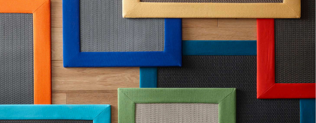 Tapis sur mesure rectangulaire ou carré de couleur verte