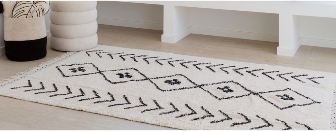 Tapis sur mesure en fibres naturelles